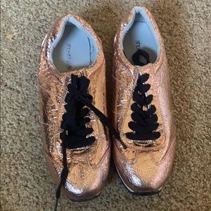 Metallic sneakers